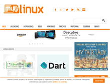 Tablet Screenshot of muylinux.com